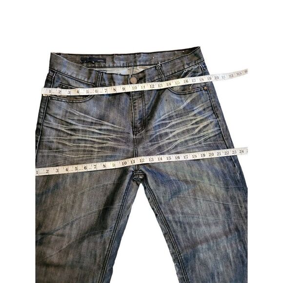 GS115 Jeans Men Sz 36 Blue Denim Straight Leg Everyday Workwear - Picture 3 of 7